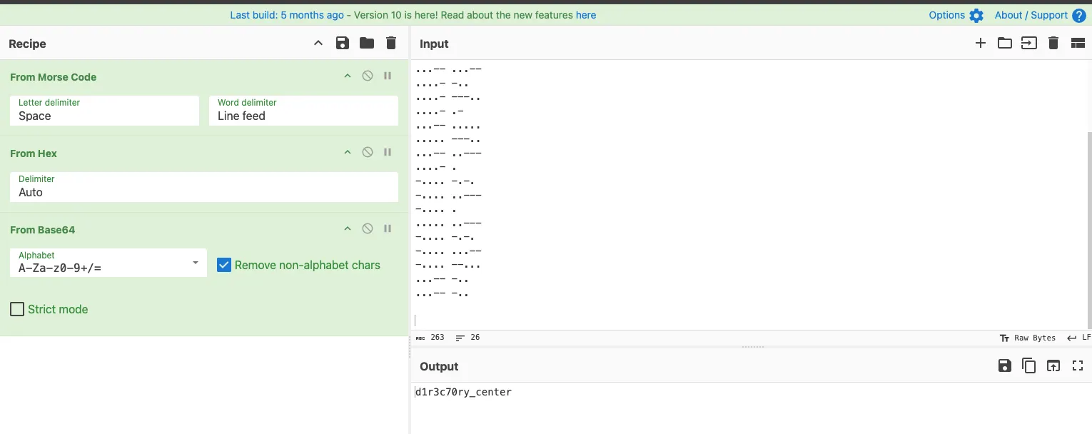 Déchiffrement de Yougotme